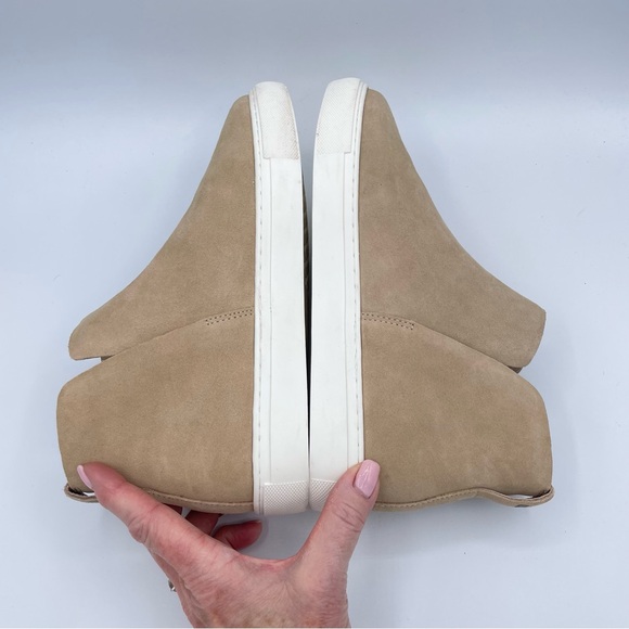 Birdies The Falcon Suede Sneaker Boot 9 Oat - Picture 8 of 16